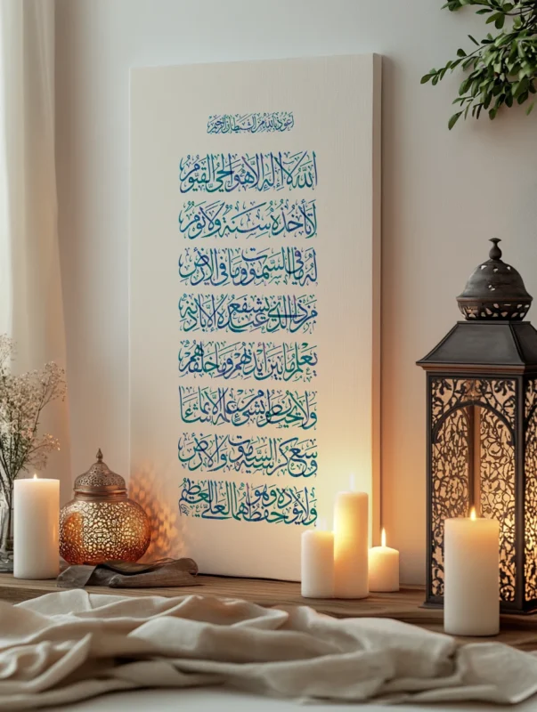 Arabic calligraphy wall art for Ramadan – Islamic home decor for the holy month